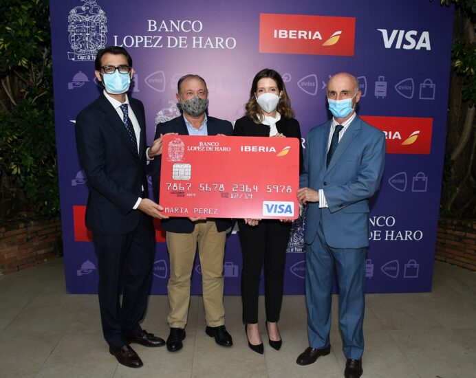 ¿Ya tienes la nueva tarjeta Visa Iberia del Banco López de Haro?