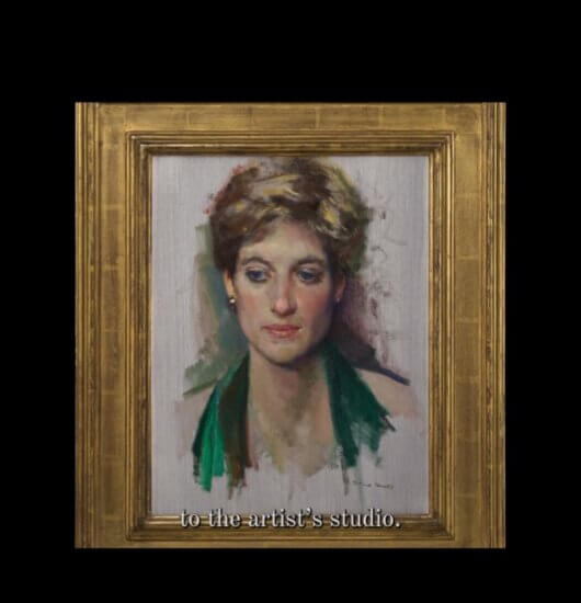 Un retrato de Diana que atesora una historia